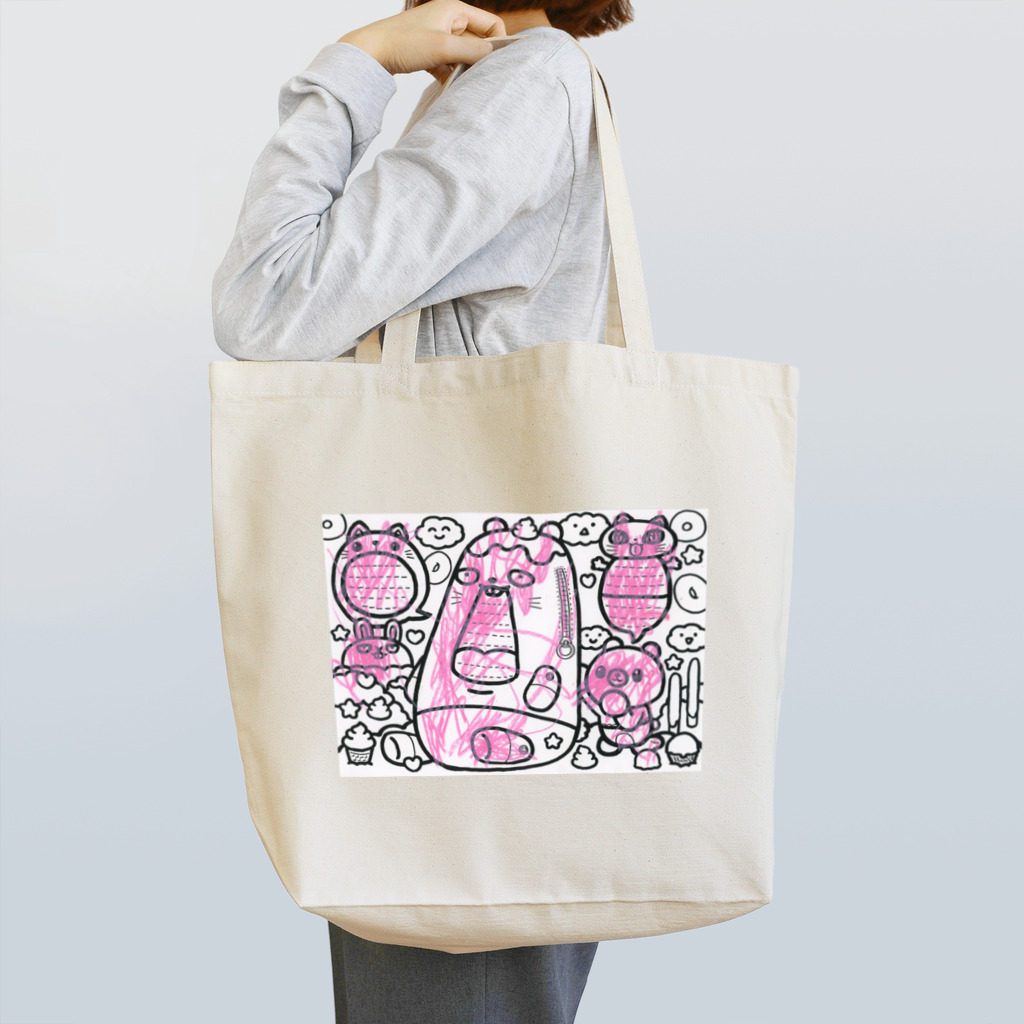 【終了】326（ナカムラミツル）ぬりえの[13:35]むげん Tote Bag