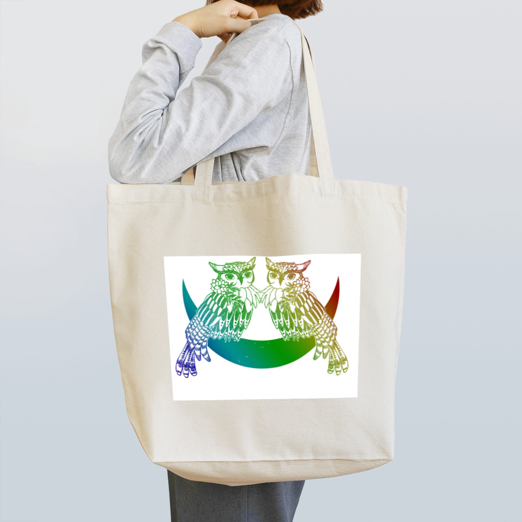 mikan3の三日月と遊ぶ Tote Bag