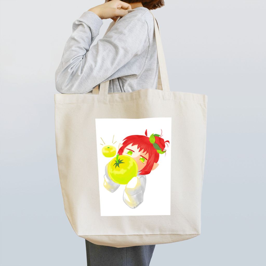 4月10日(たまねぎ)の黄トマト Tote Bag