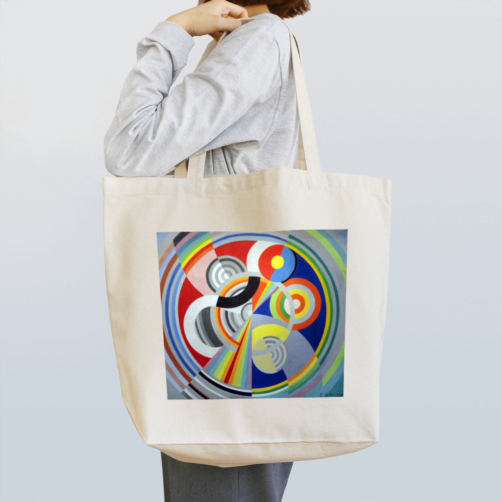 世界の絵画アートグッズのロベール・ドローネー 《リズム No.1》 トートバッグ