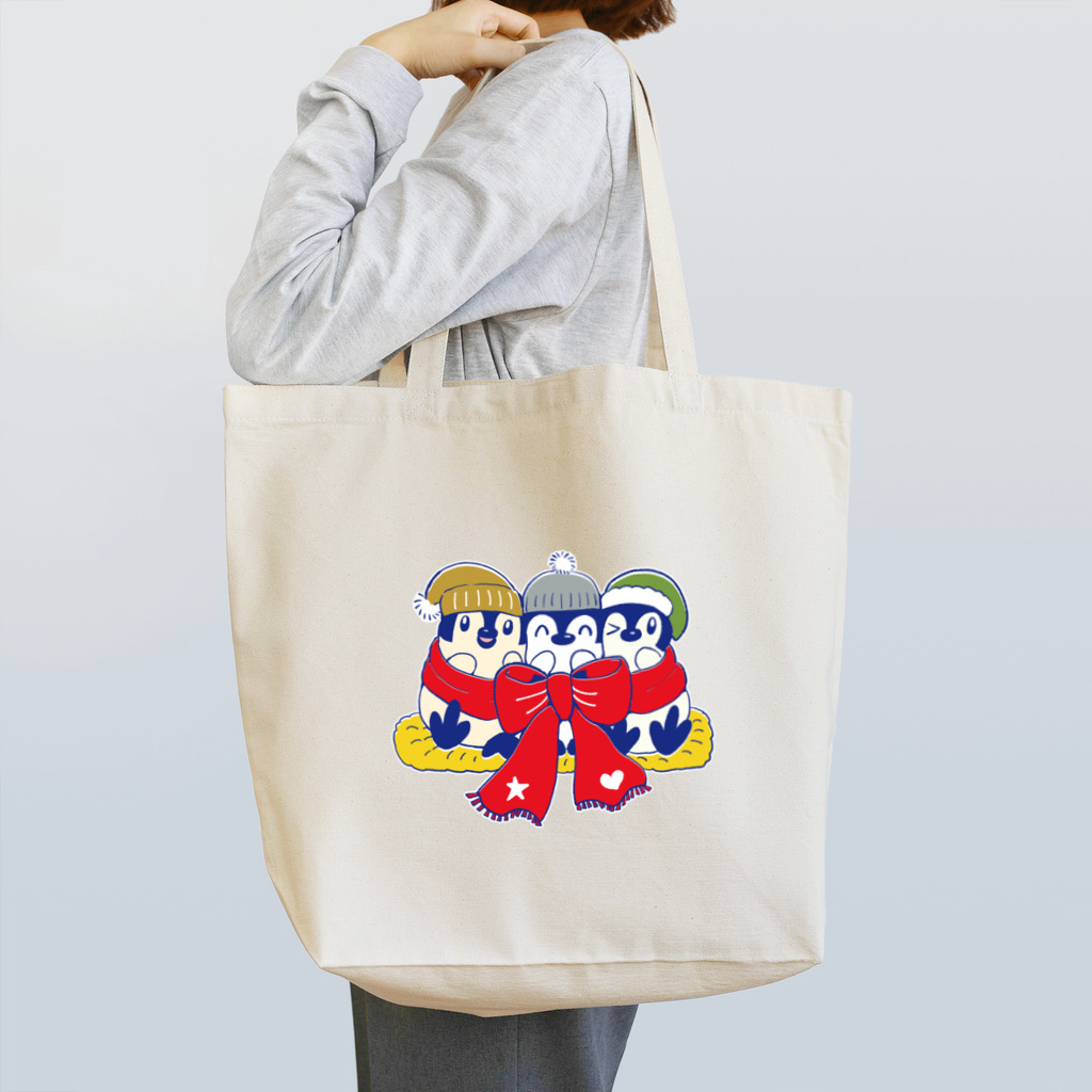 るりんごむのりぼんぺんぎん Tote Bag