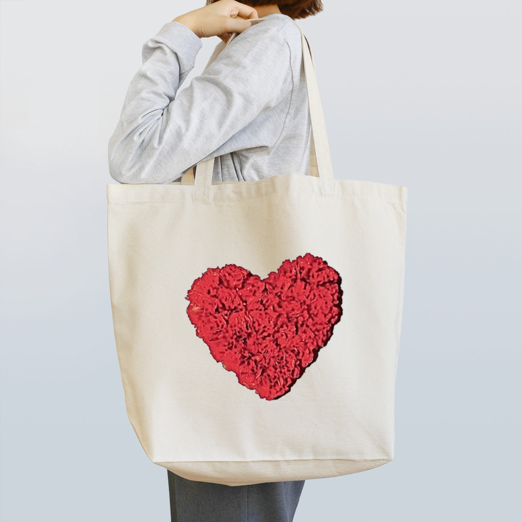 jhirataのBlooming Heart Tote Bag