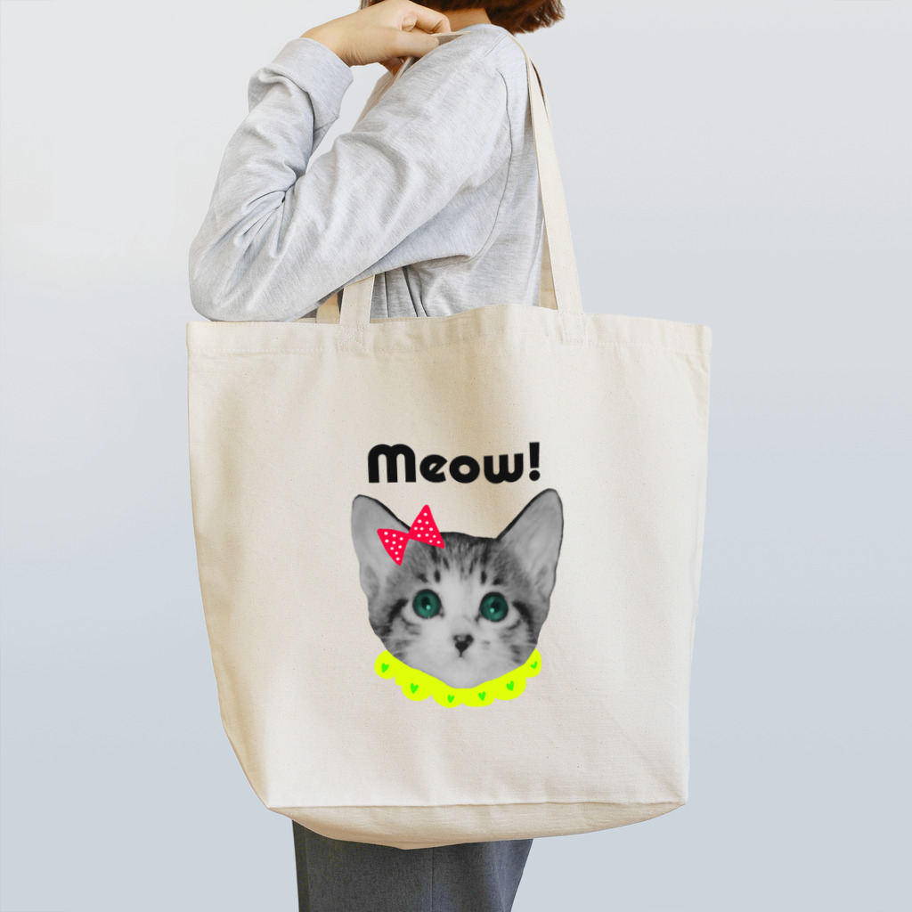 dadaplanetのにゃんこちゃん Tote Bag