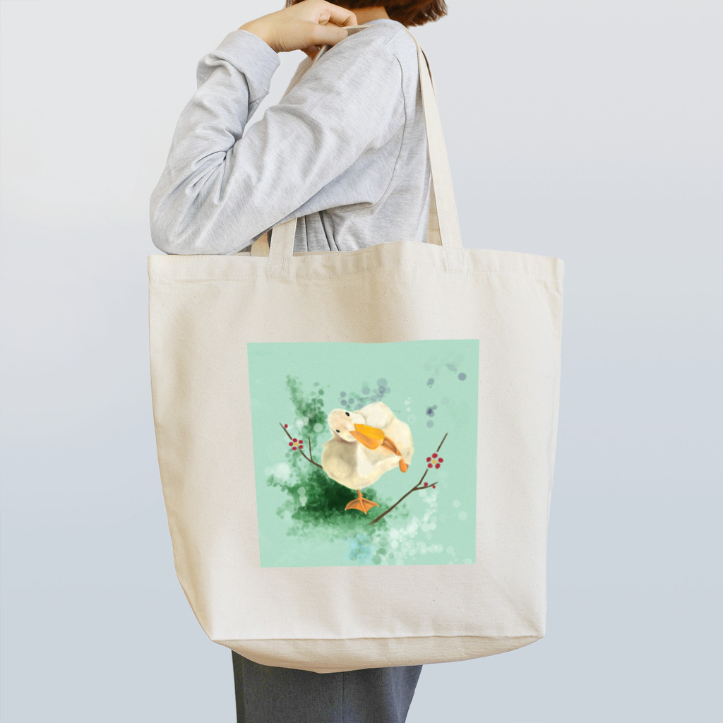 カモの端の小梅ちゃん Tote Bag