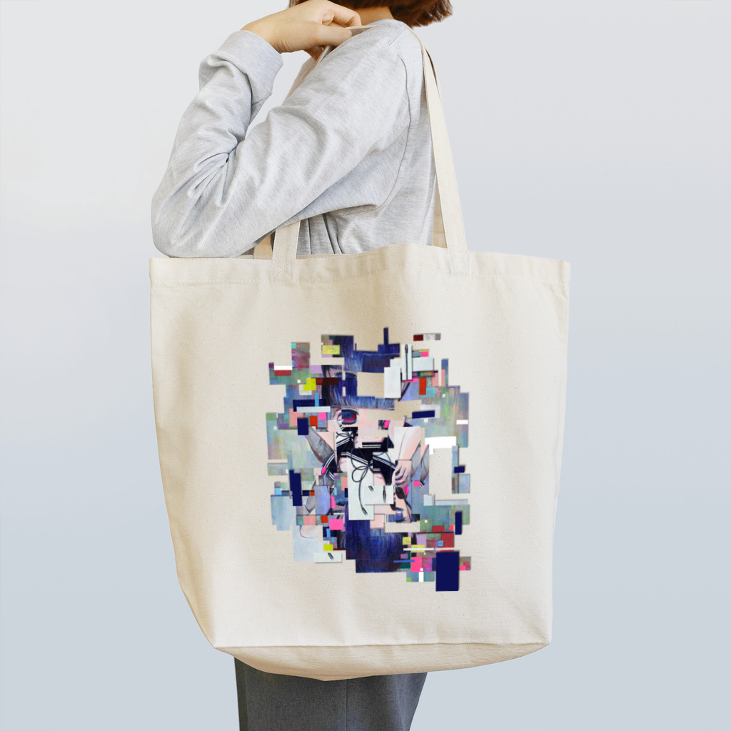 サワダモコ Moco SawadaのI/O コラージュ Tote Bag