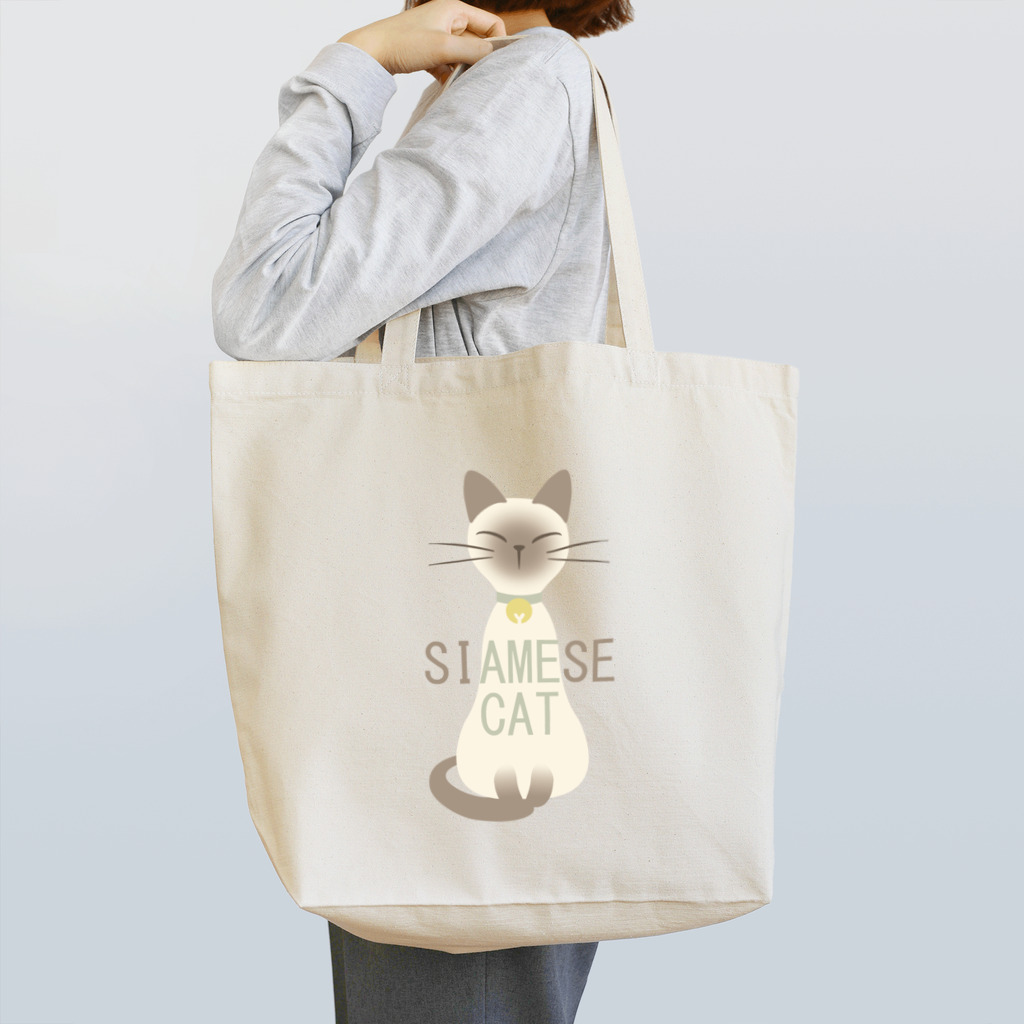 MOGU－SHOPのSIAMESE CAT Tote Bag