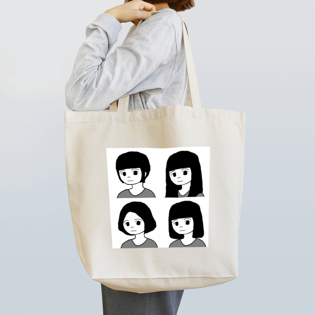 めるのめる4種 Tote Bag