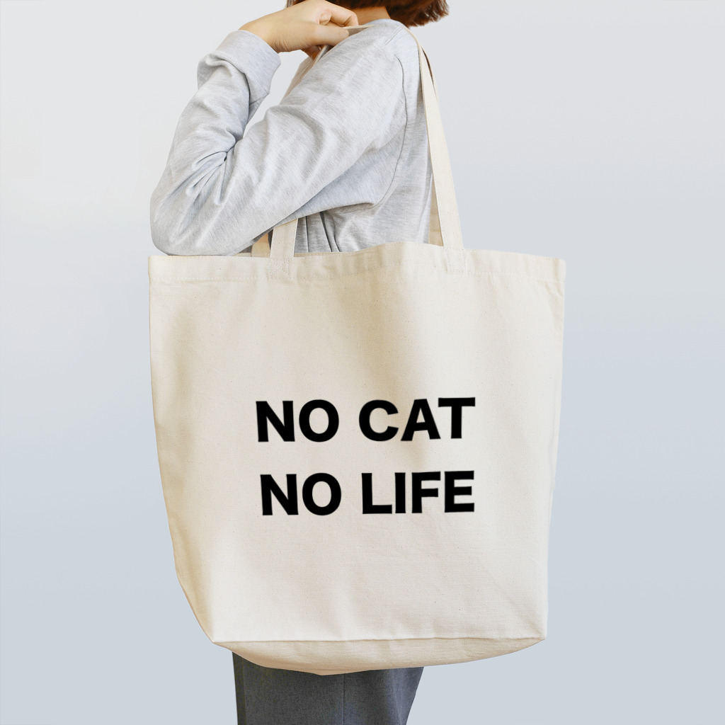 福のNO CAT NO LIFE トートバッグ