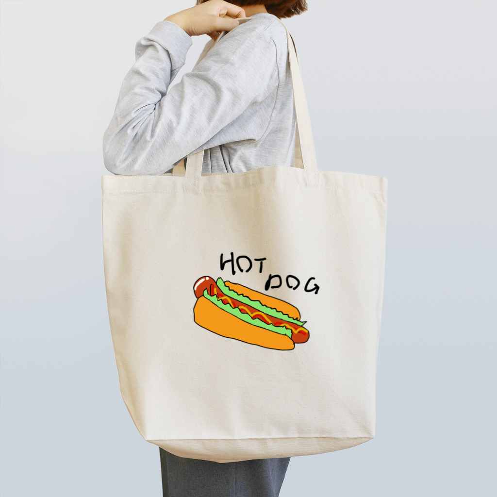 コツコツ文具店のHOT DOG アメリカンシリーズ Tote Bag