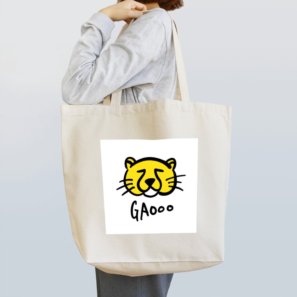 Chris designのライオン　虎　ヒョウ　チーター トートバッグ