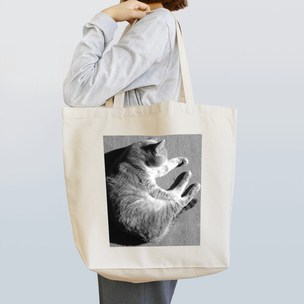 asamimiyoshiのハスキー モノトーン Tote Bag