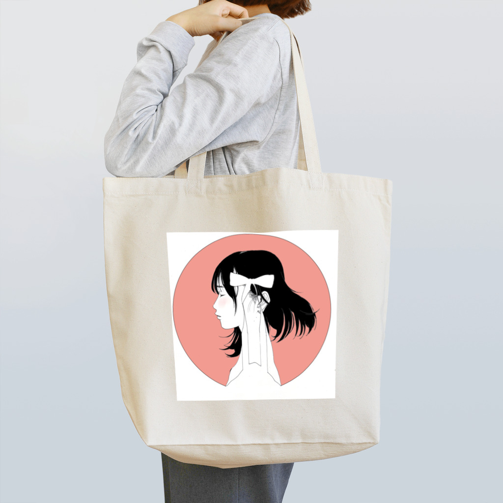 タナカ ヒロキのりぼん Tote Bag