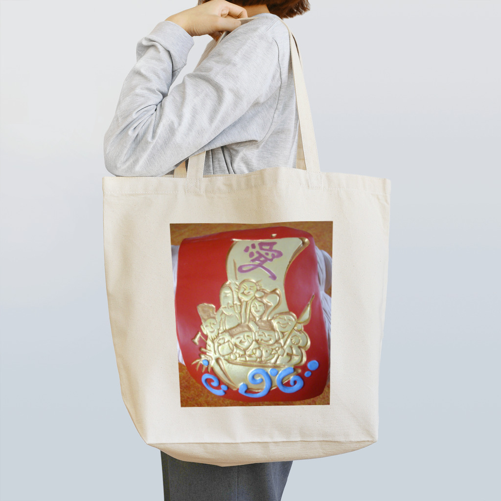 八女好き高さんの七福神『宝船』 Tote Bag