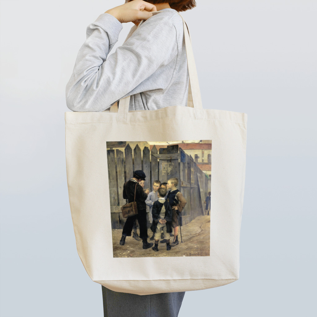 世界の絵画アートグッズのマリ・バシュキルツェフ《ミーティング》 Tote Bag