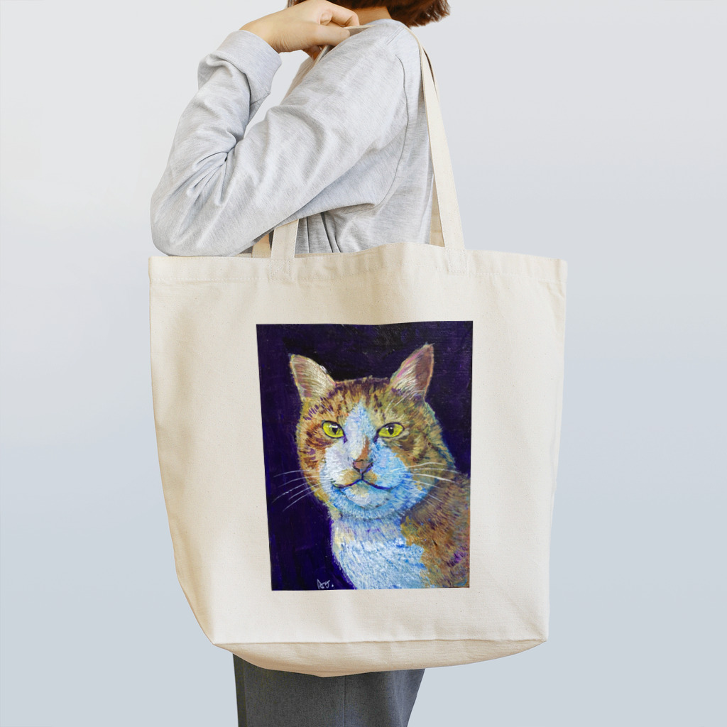 あおニャーマンの視線 Tote Bag