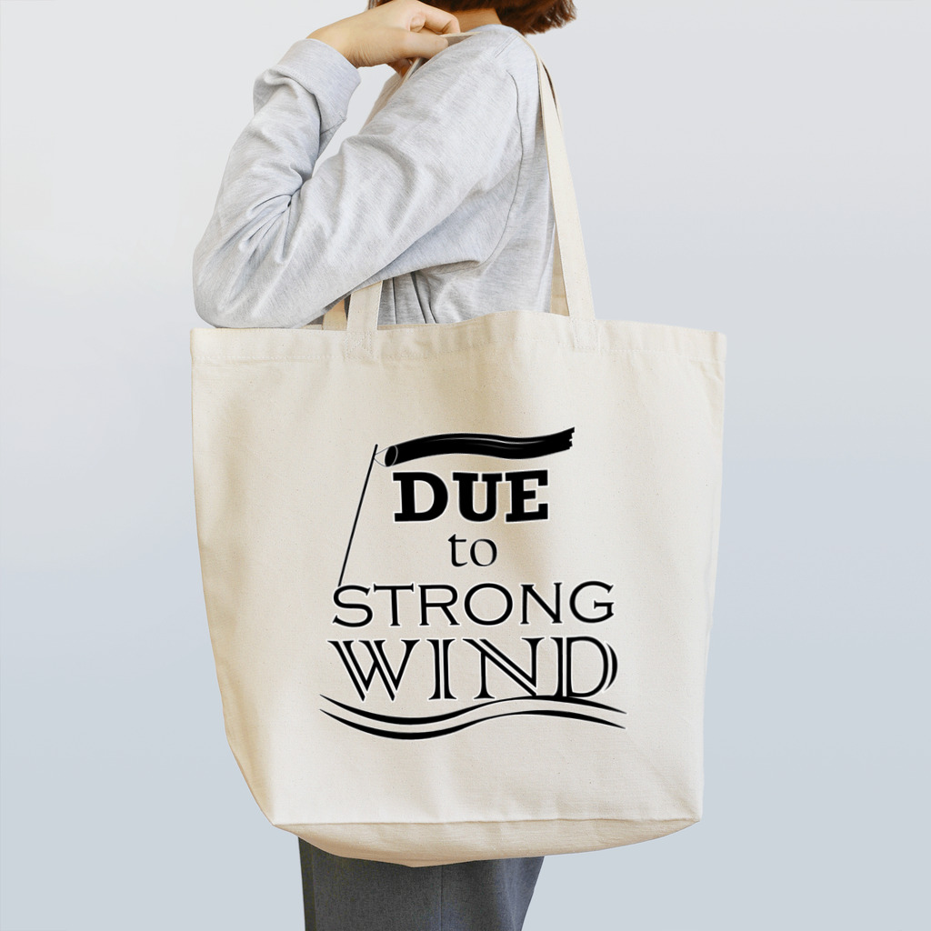 Midori Imamuraのdue to strong wind Tote Bag