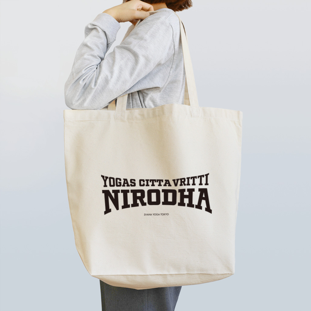 SVAHAのNIRODHA　2021SS SPORTY LOGO トートバッグ