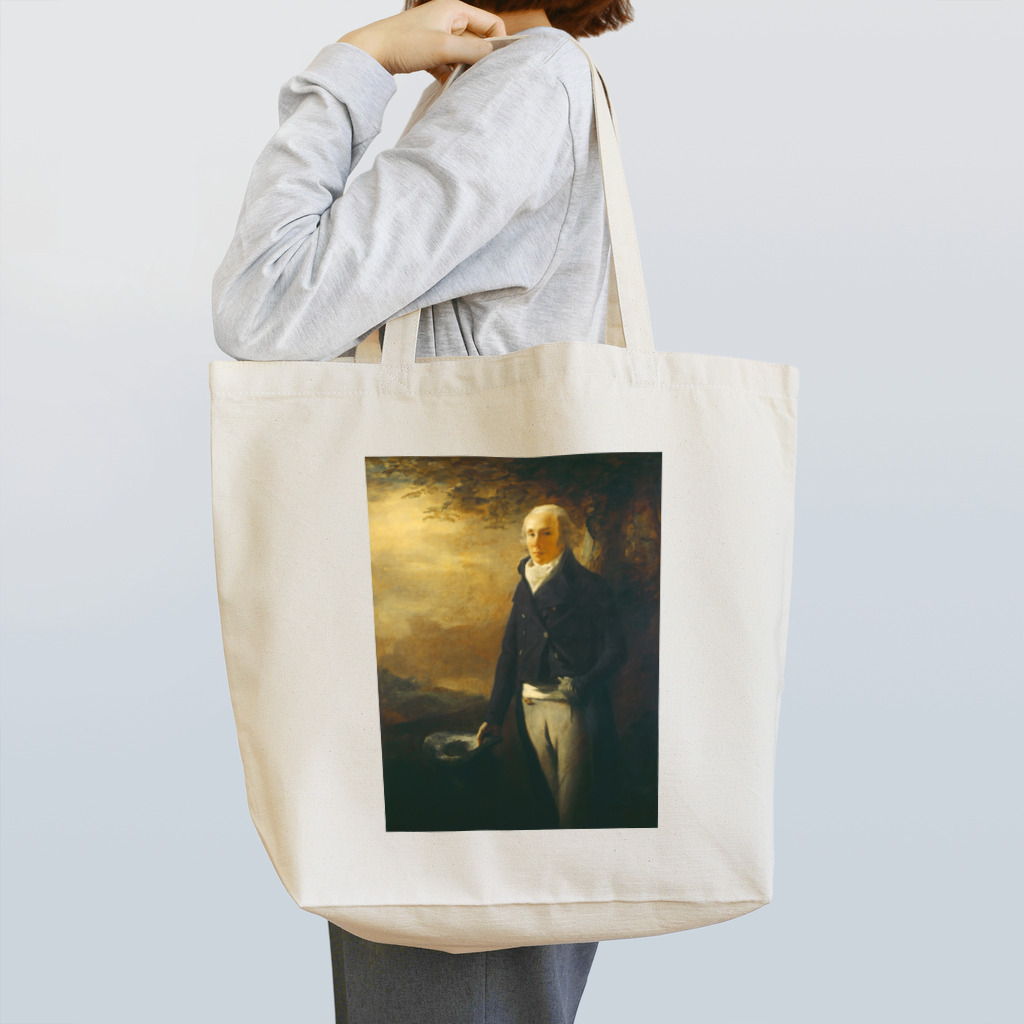 ミステリーキャンバスのヘンリー・レイバーン作　肖像画「デイビッド・アンダーソン」 Tote Bag