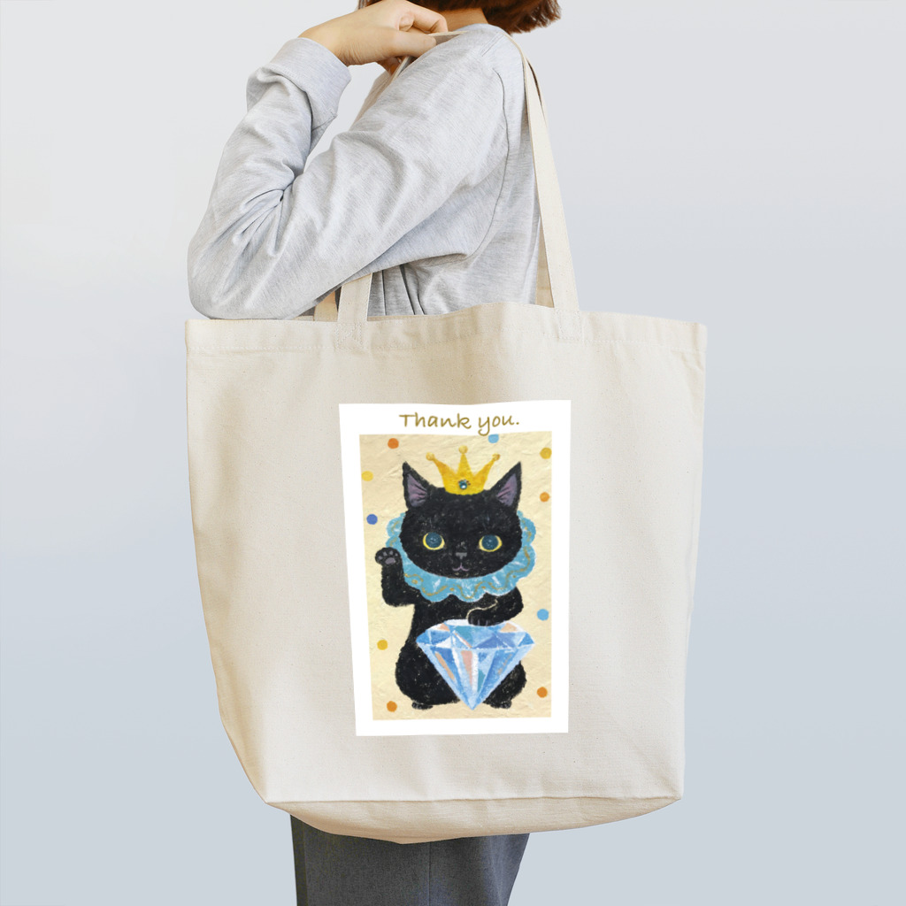 necomanmahouseのまねきねこ黒 Tote Bag