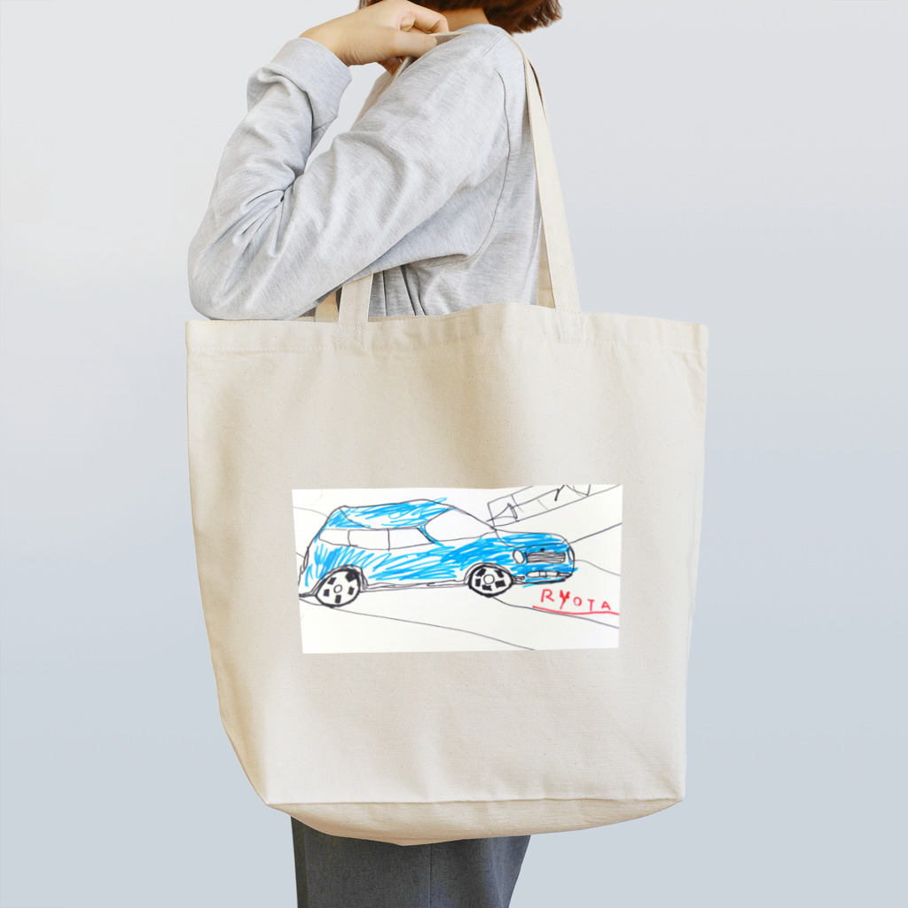 katsuocraftのRyotaのあおブーブー Tote Bag