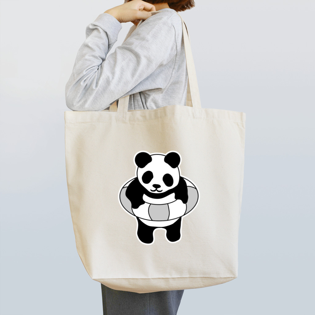 モルTのパンダ浮き輪　２ Tote Bag