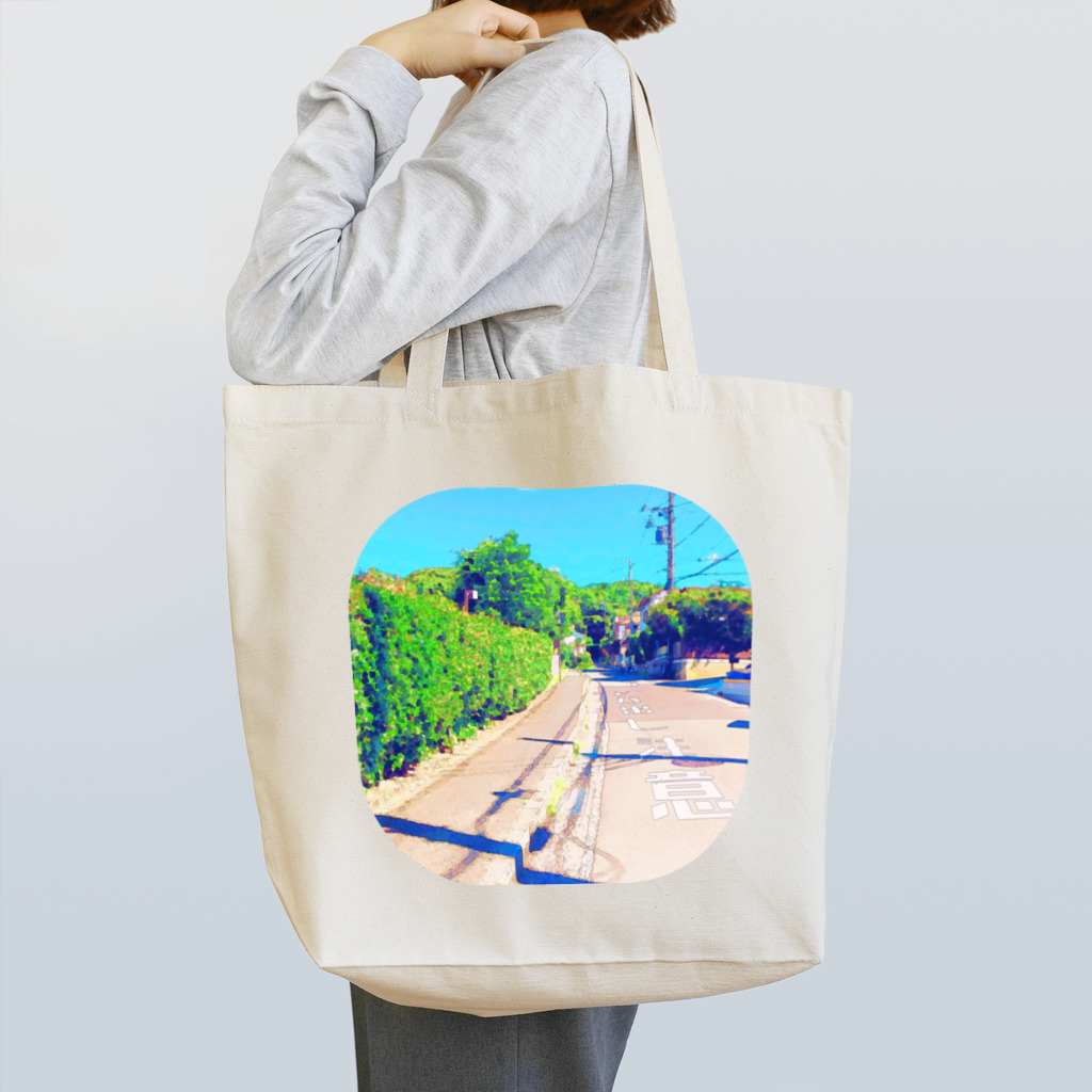 ちいさいものwata.wata.のトビダシチュウイ Tote Bag