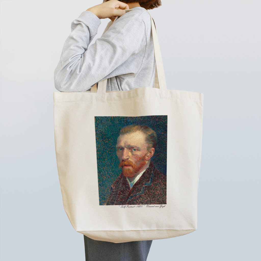 SONOTENI-ARTの005-019　ゴッホ　『Self-Portrait -1887-』　トートバッグ Tote Bag