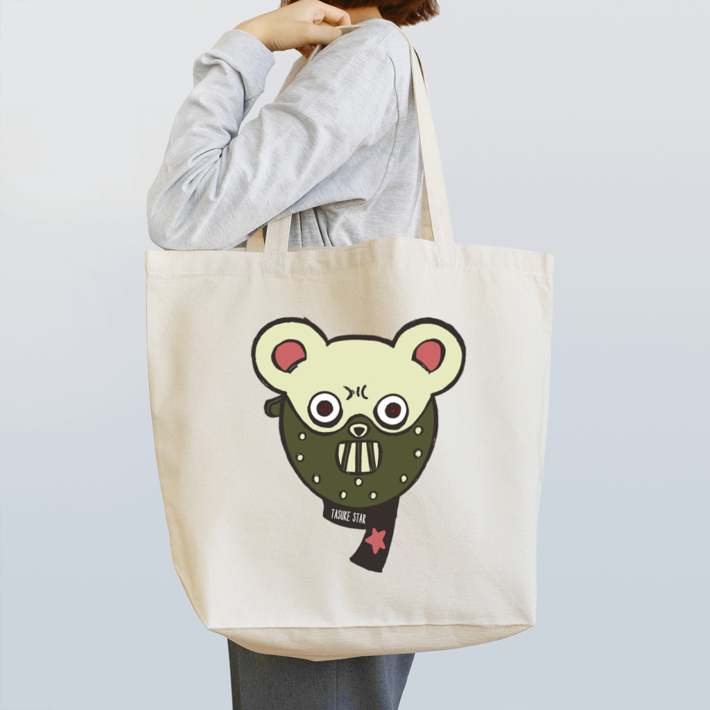 Tasuke-Starのmask bear Tote Bag