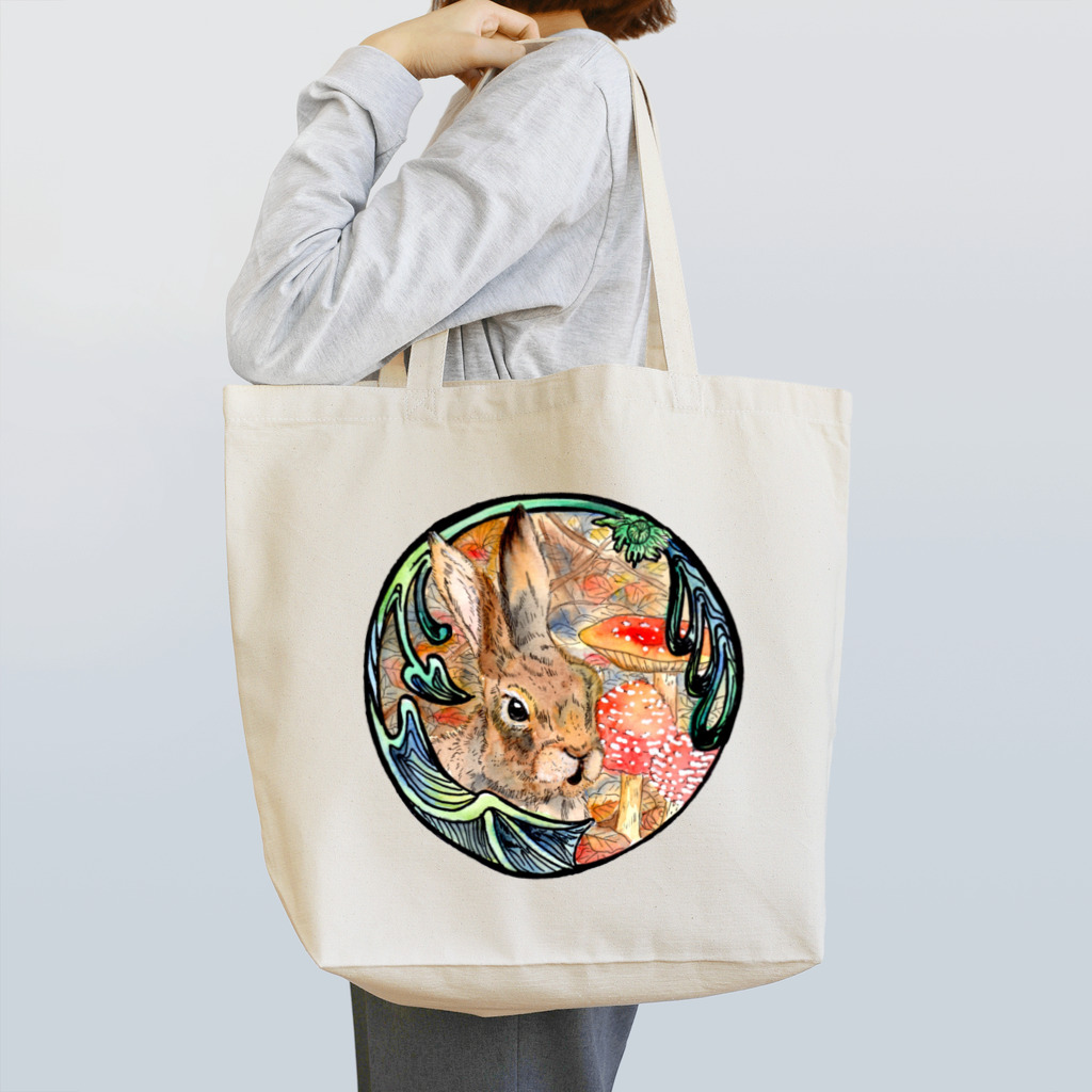 空色の猫-Solairononekoの野うさぎの森 Tote Bag