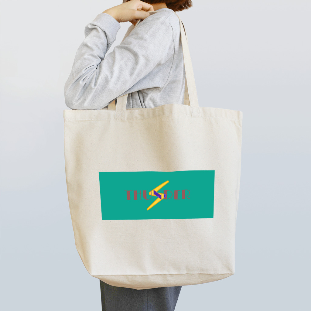 QB🦖のカミナリ Tote Bag