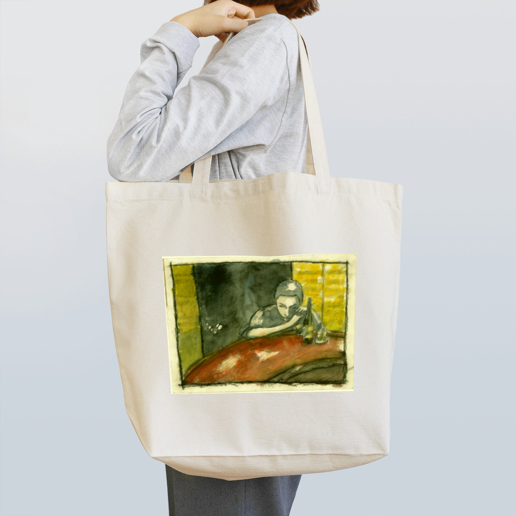 mitzho_nakataのa drinking prayer  Tote Bag