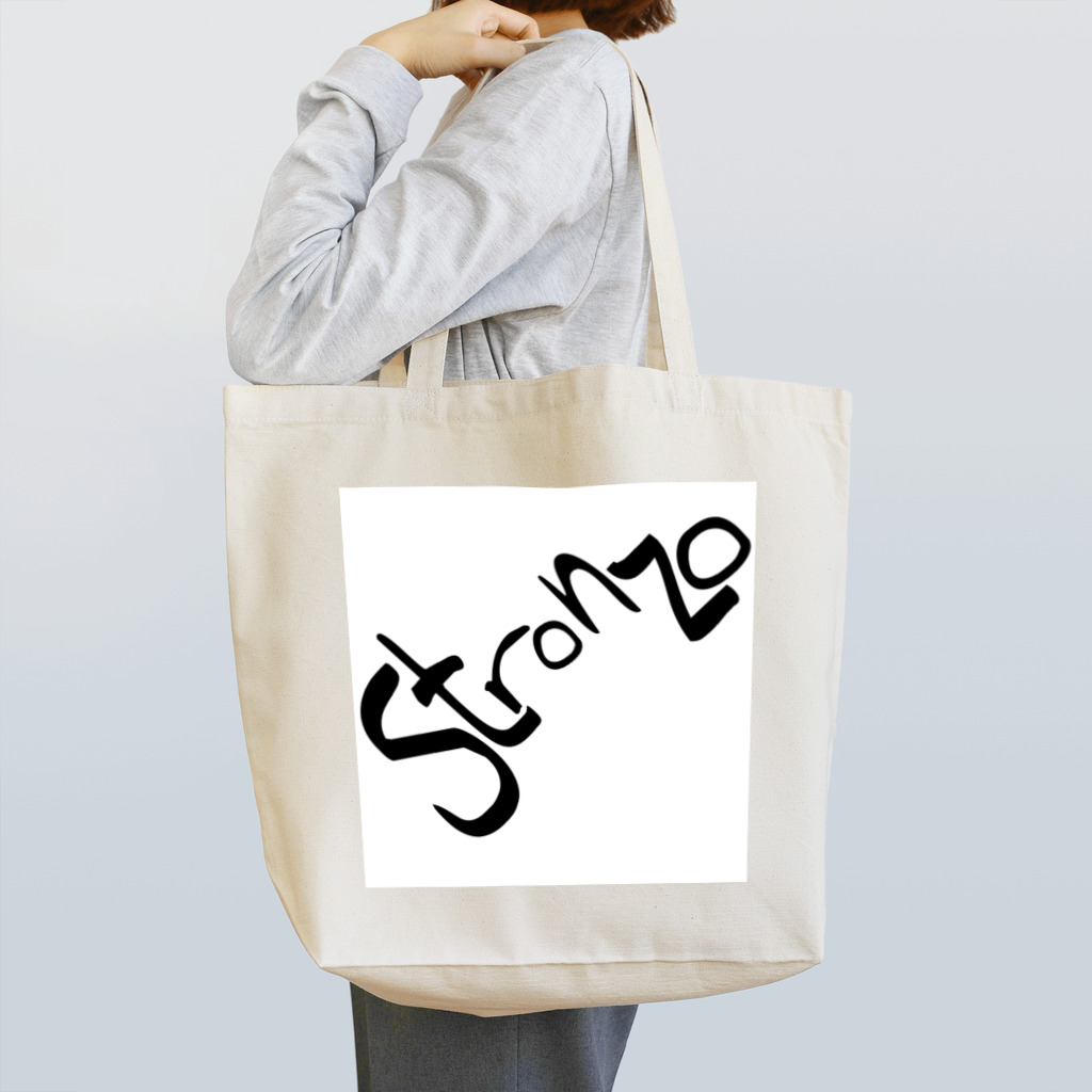 Stronzo(ストロンツォ)のStrozoロゴ Tote Bag