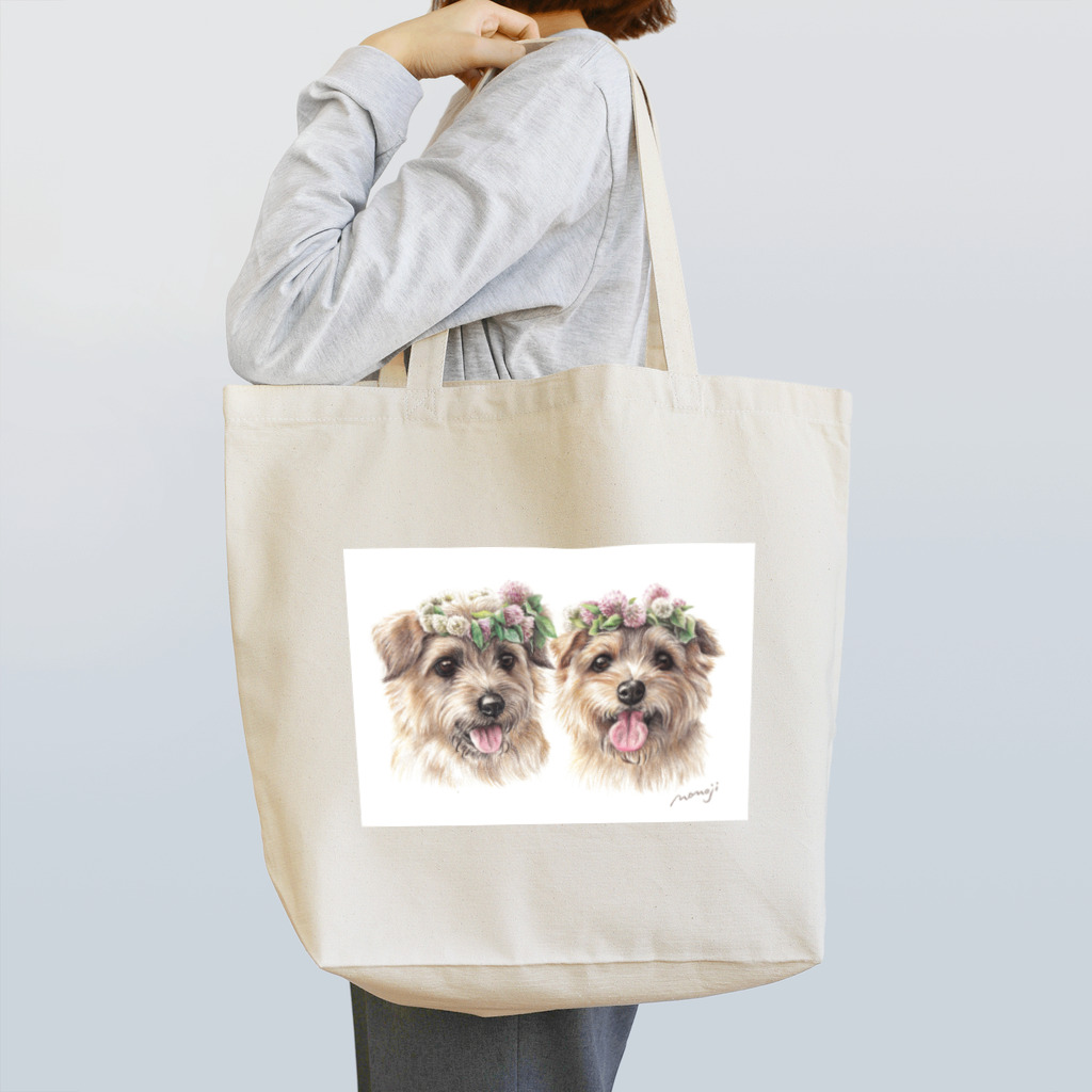 Momojiの犬画のノーフォークテリア24 Tote Bag