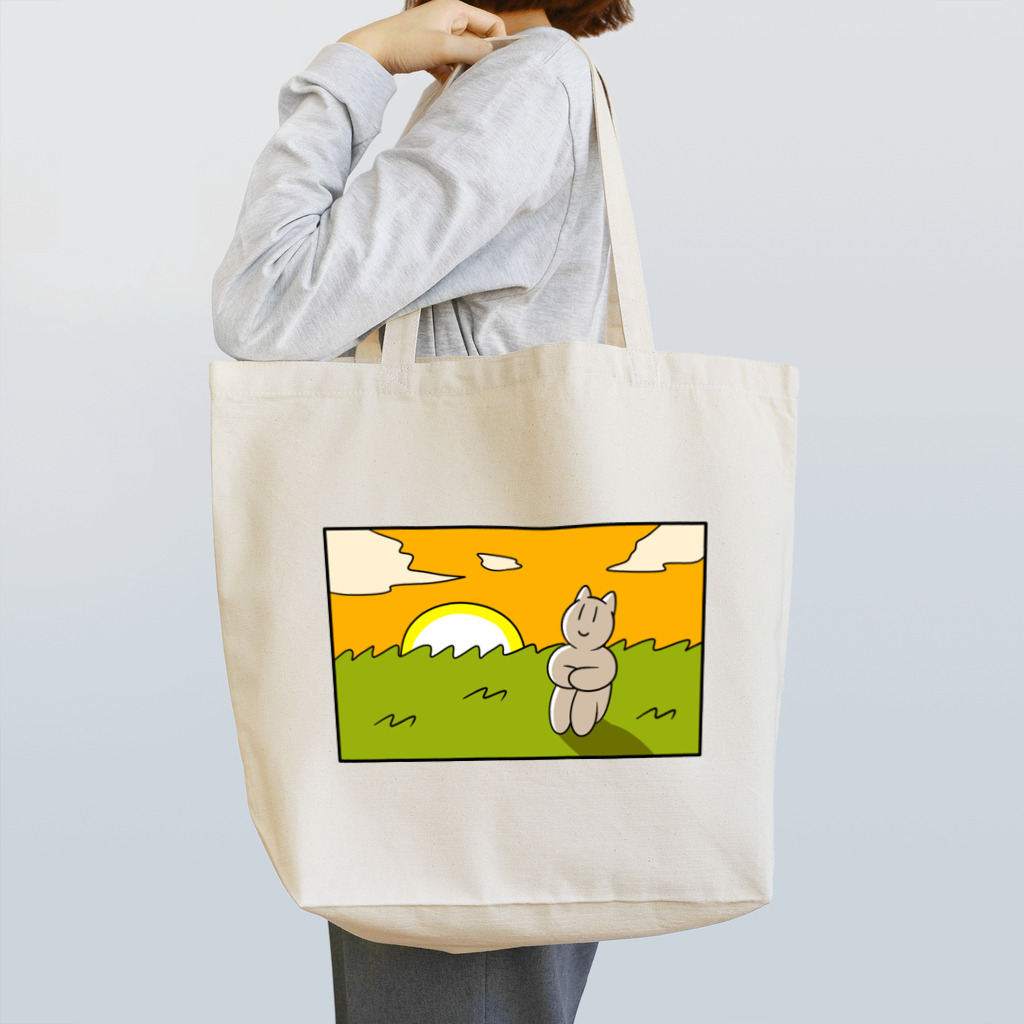 酒本さけの感傷に浸る猫ちゃん Tote Bag