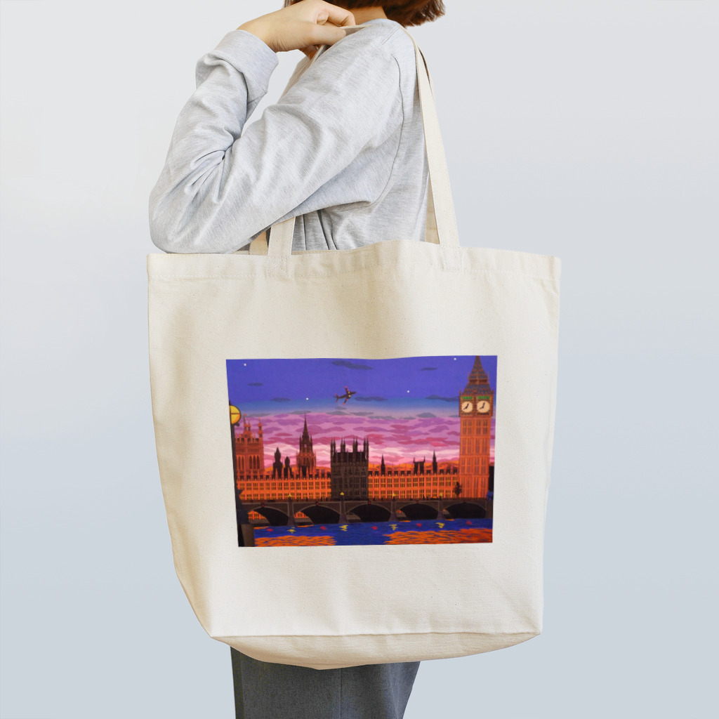 Junie貼り絵グッズのビッグベン Tote Bag