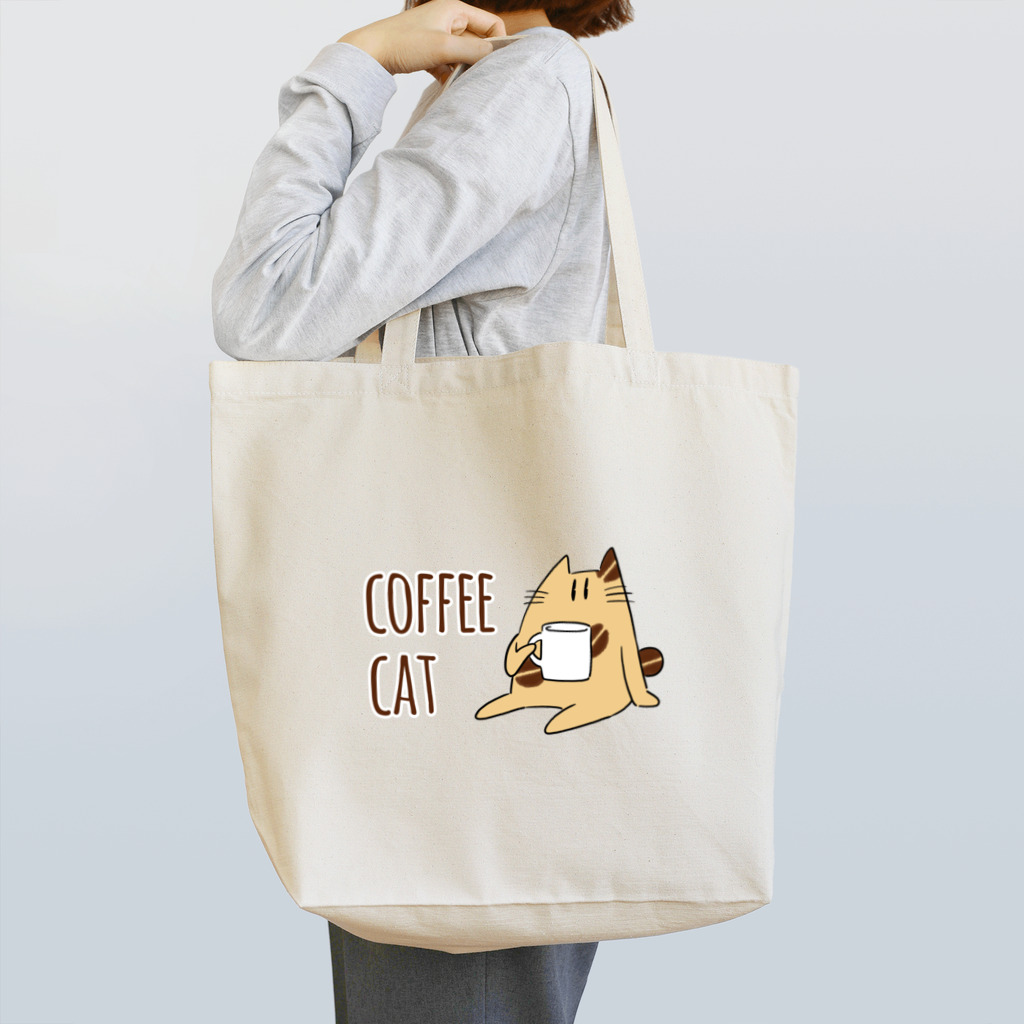 Studio HonWaccaのCOFFEE CAT トートバッグ