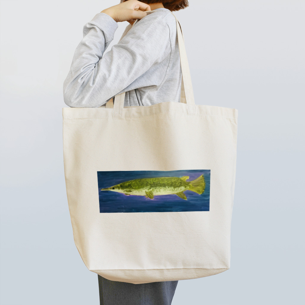 魚子のアリゲーターガー Tote Bag
