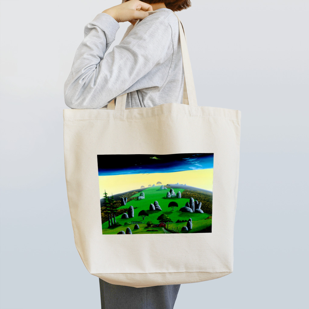 Isseyの奇岩の丘 Tote Bag