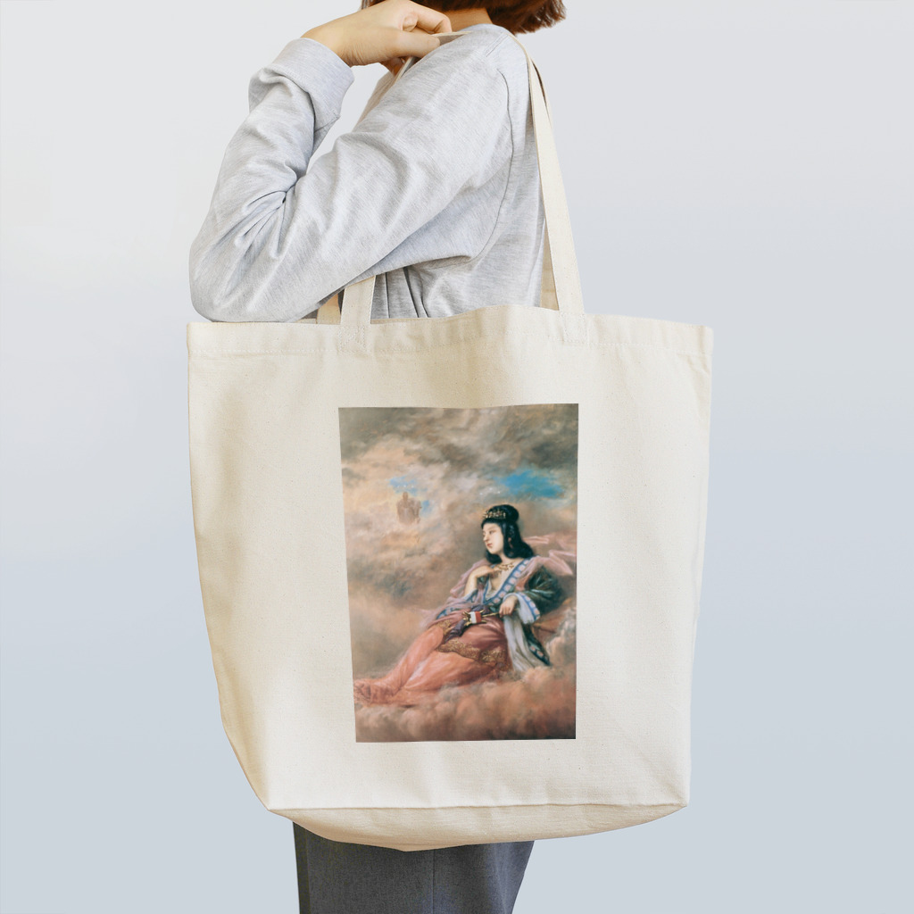 世界の絵画アートグッズの山本芳翠《十二支 丑『牽牛星』》 トートバッグ