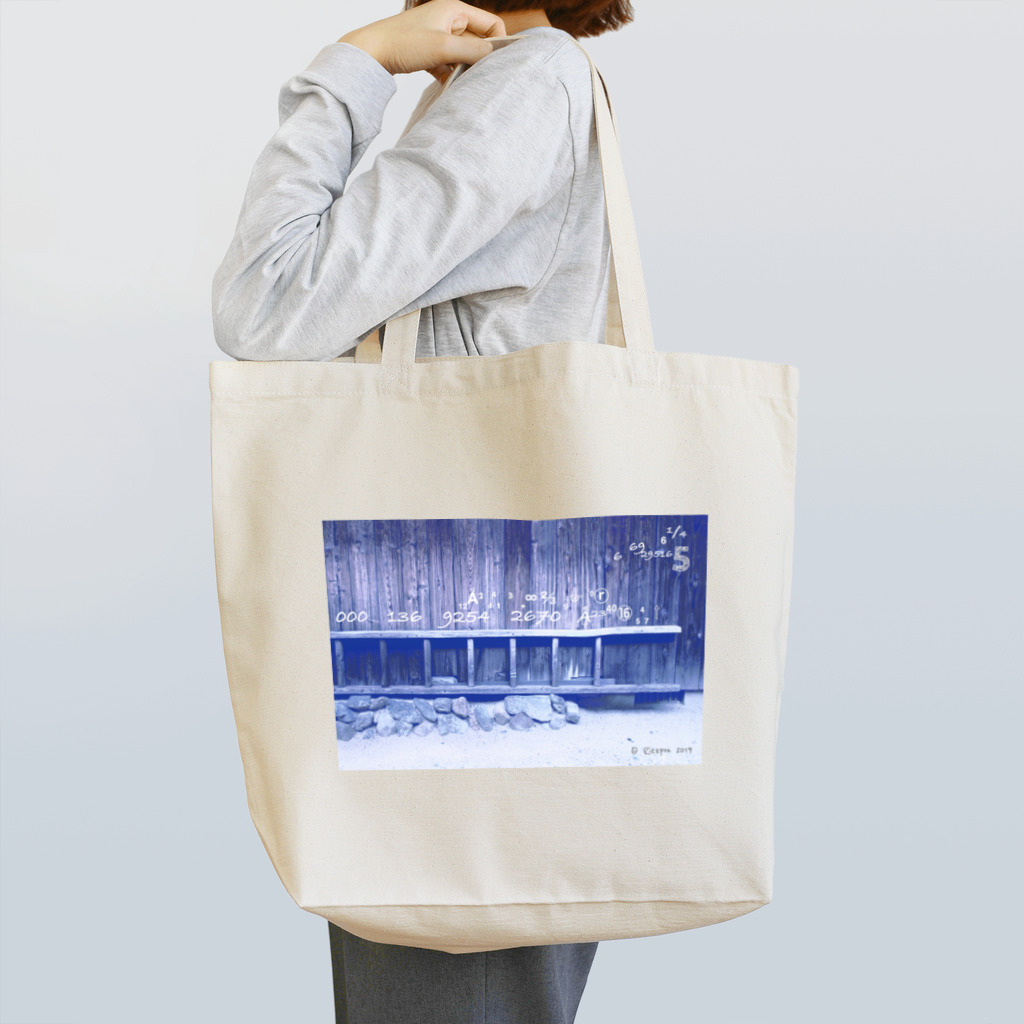 Riexのフォトコラージュ・ハシゴ数字 Tote Bag