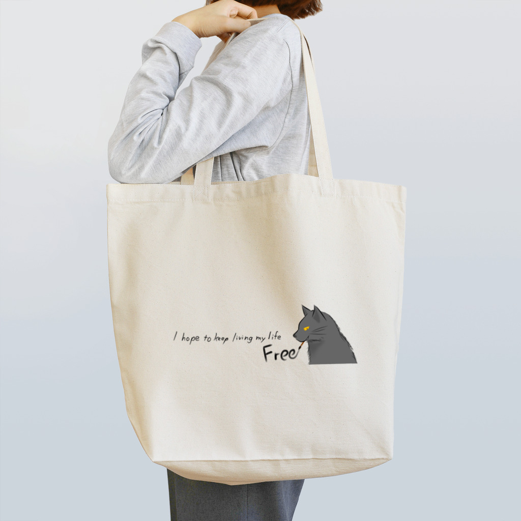 Daoji's Flagの筆ネコ Tote Bag