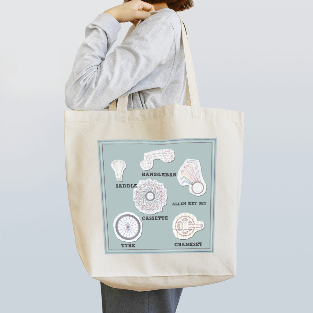 marikoのBike Gadgets Tote Bag