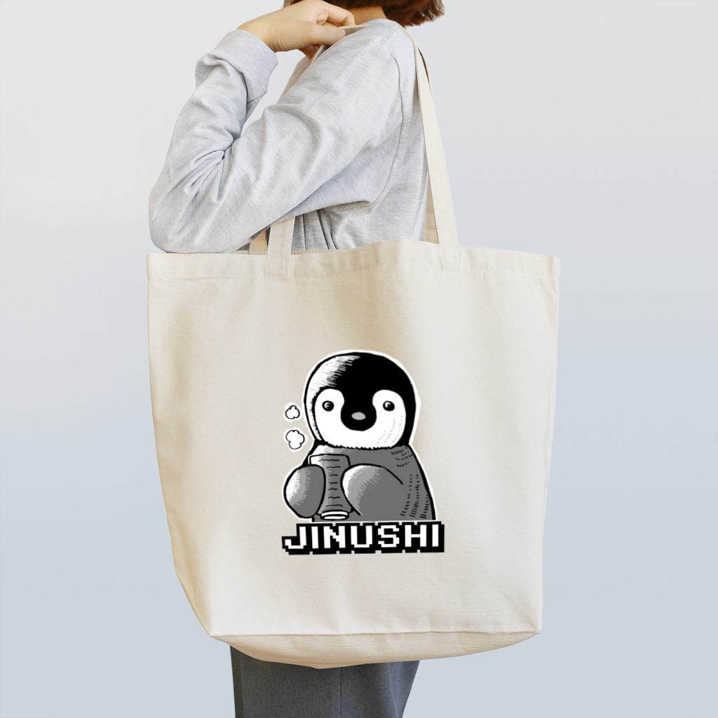 鴨鍋不動産のペンギンJINUSHIモデル Tote Bag