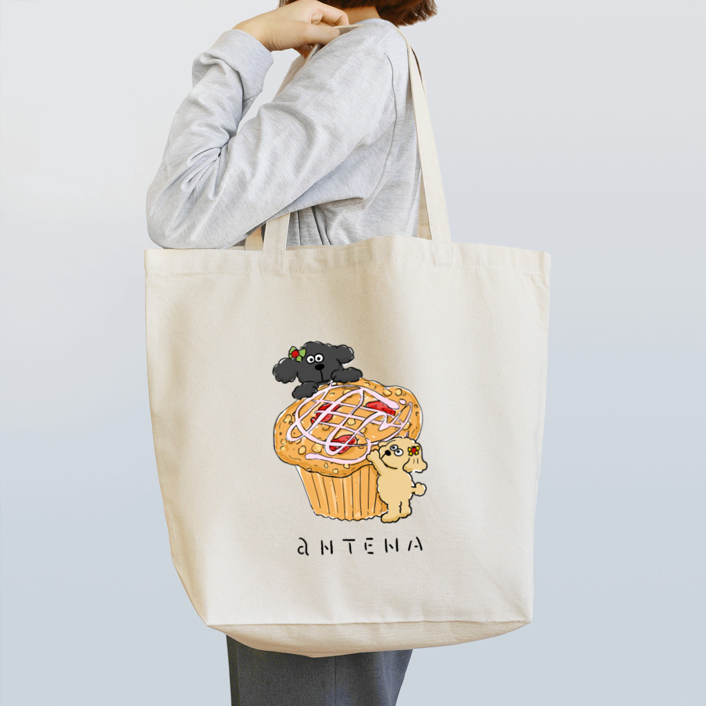 栗崎キントンのいちごレアチーズマフィンとパンくん＆スープくん Tote Bag