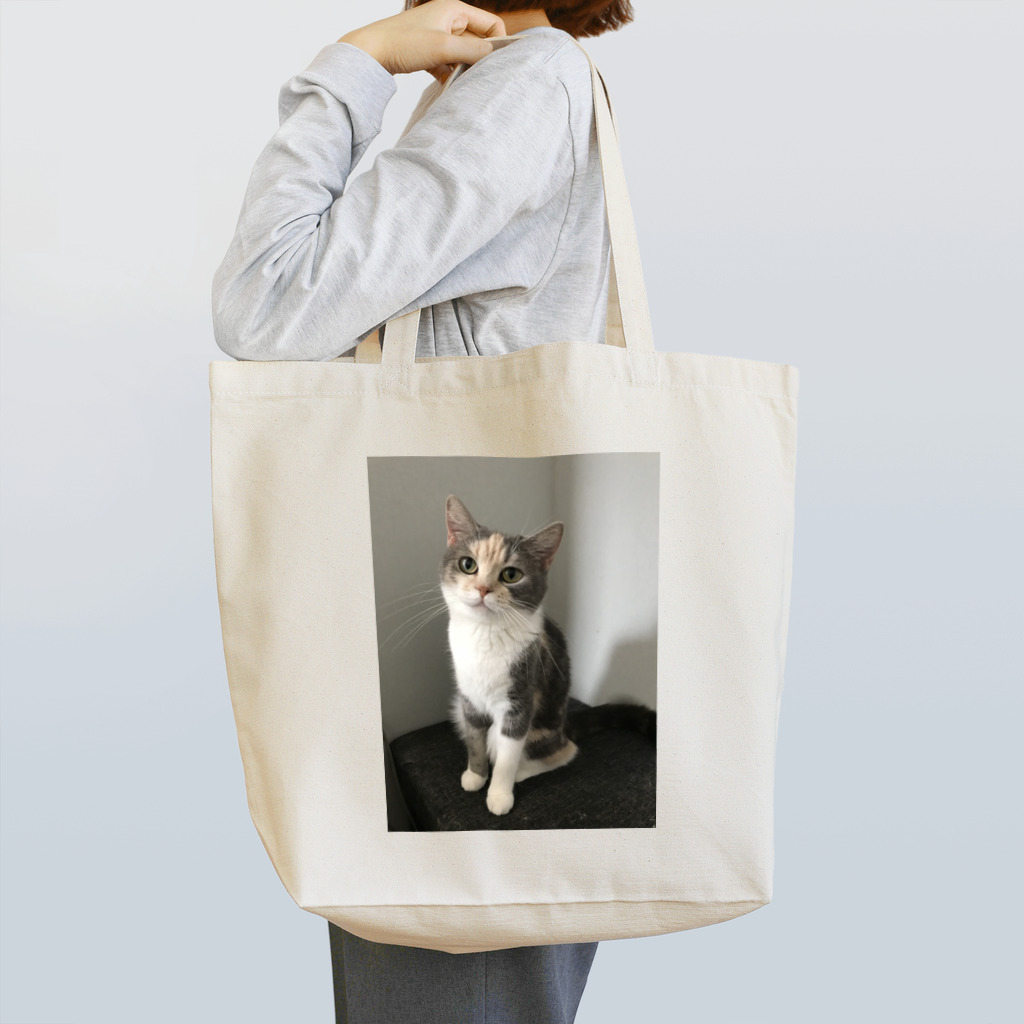 ネコまにあ 【12匹の猫➕うずら】のゆずちゃん Tote Bag