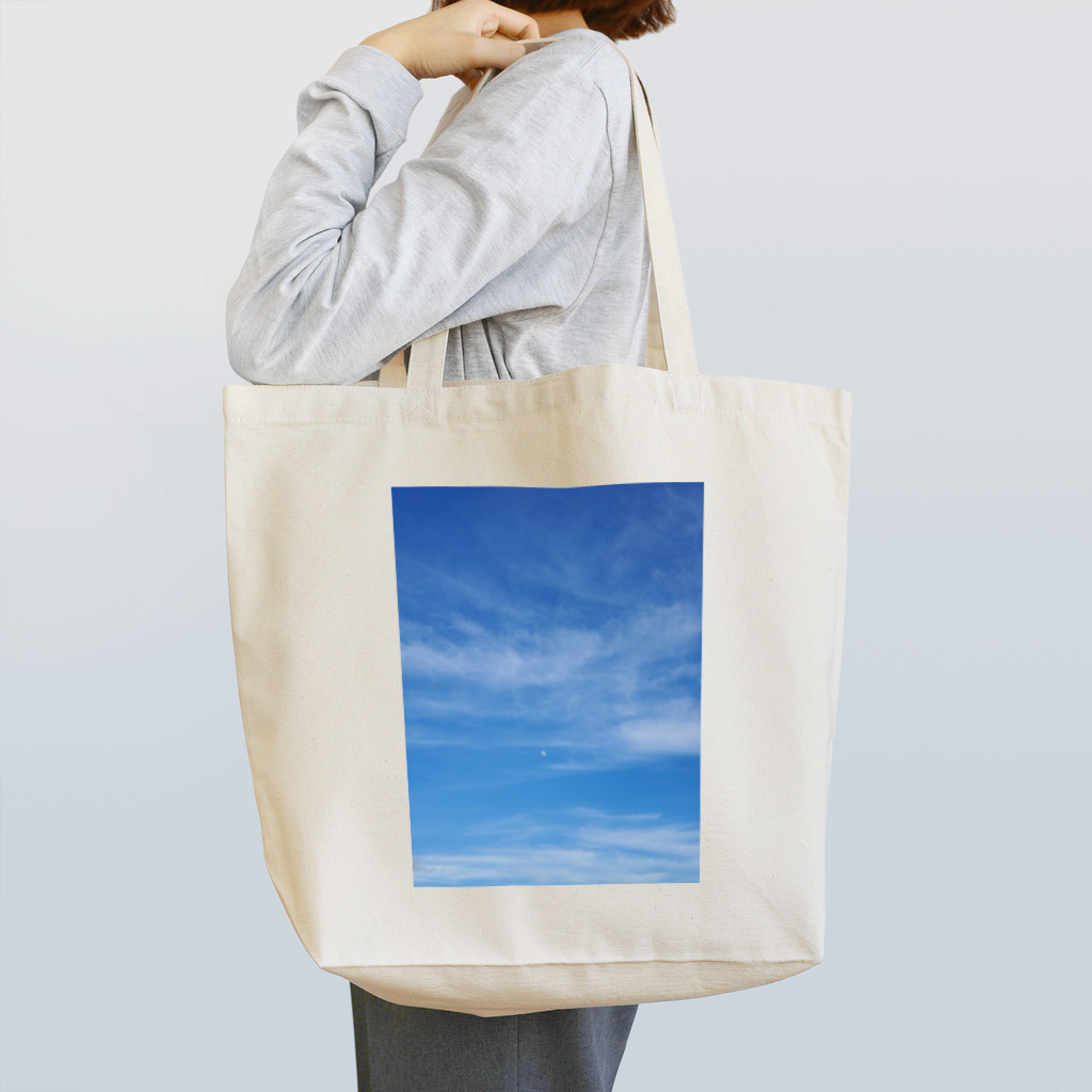 江美の青空の月 Tote Bag