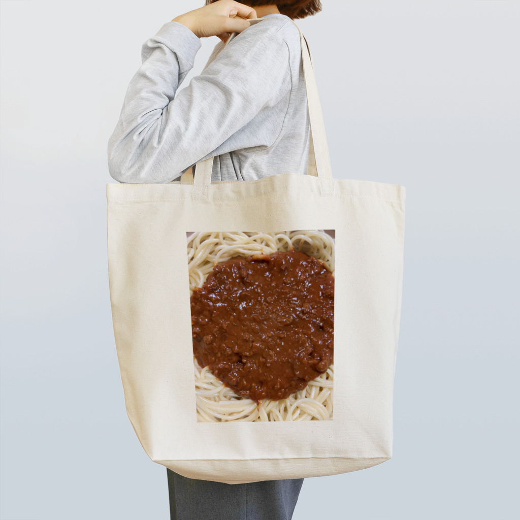 深夜テンションの時に買ってしまう服のミートスパゲティ Tote Bag