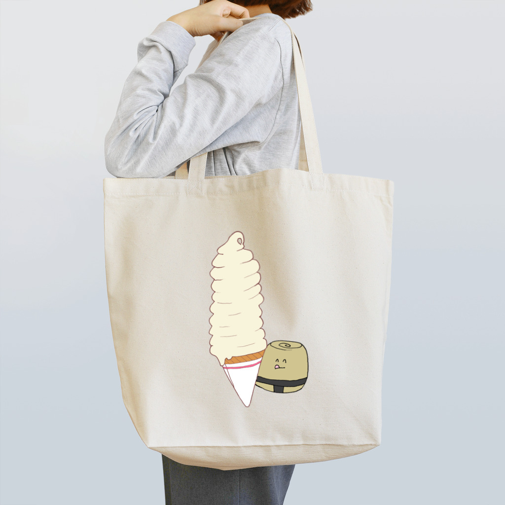 ぱくぱくショップのソフトクリーム Tote Bag