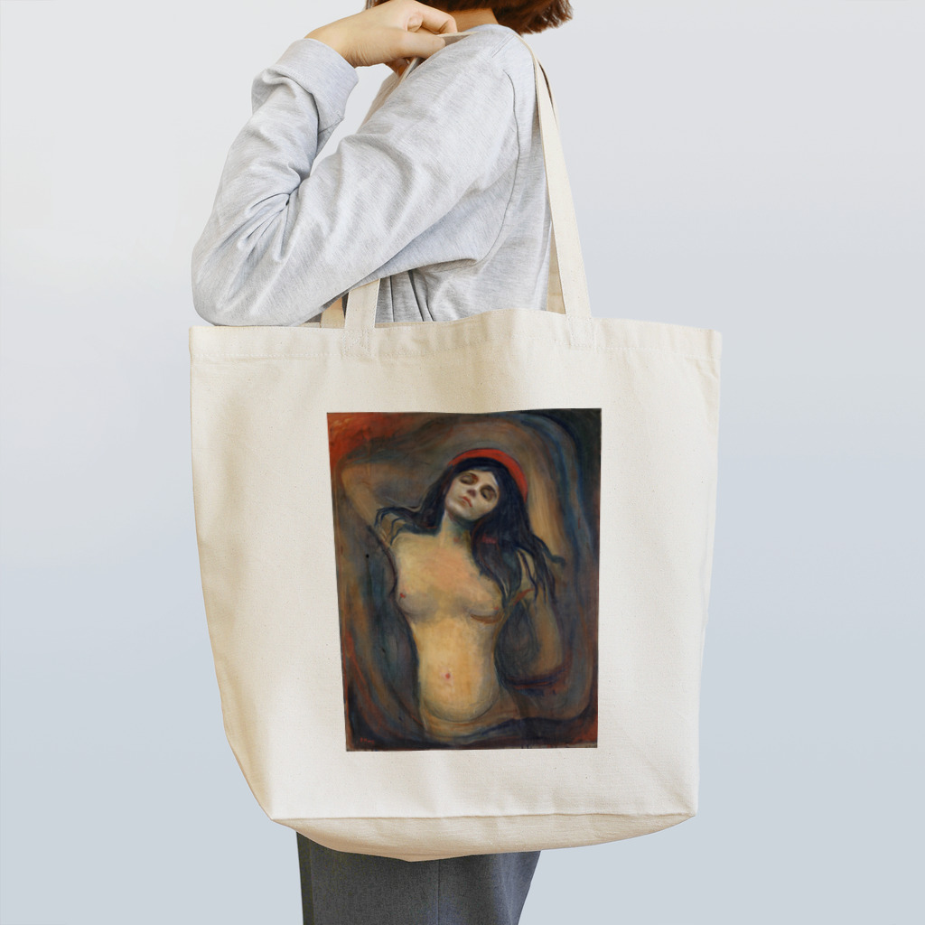 ファム・ファタールのTシャツ屋のムンクのマドンナ Tote Bag