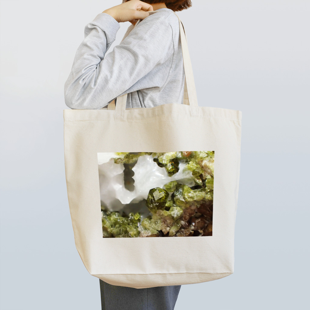 結晶ふりいくの透輝石（双晶） Tote Bag